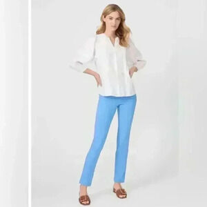 J. Mclaughlin Pull-On Masie Pants In Sky Blue Women’s Size 10 Business Casual